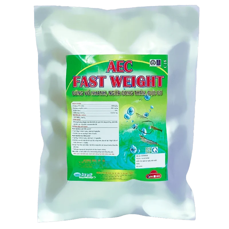 AEC Fast Weight - Bổ sung magie, kali cần thiết cho sự phát triển của tôm